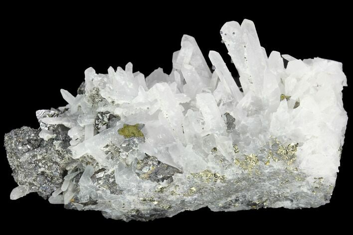Quartz and Sphalerite Crystal Cluster - Peru #126544